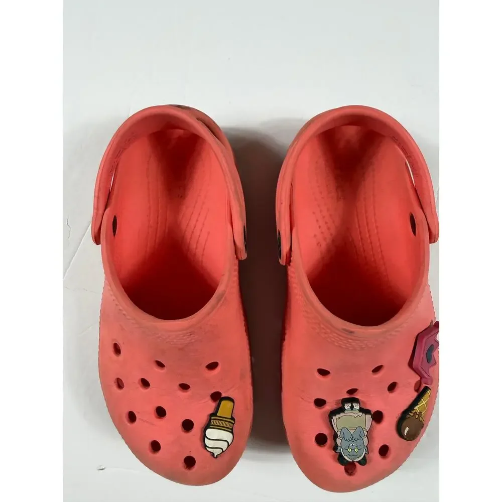 Crocs Classic Clog Coral Pink Kids Size 13